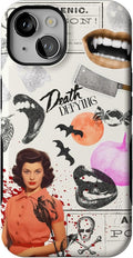Casely iPhone 14 Case If You Dare - Bold Horror Collage, MagSafe