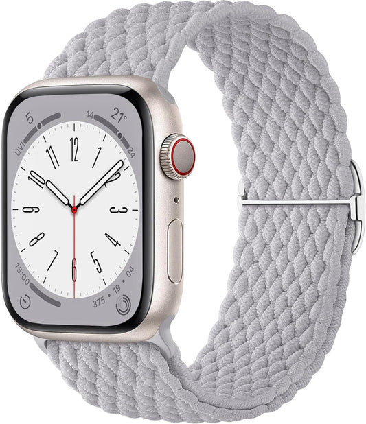 Adjustable Stretchy Braided Apple Watch Band for All