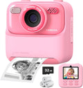 Instant Print Dual-Lens Kids Camera Bundle - Perfect Gifts for Ages 3-16!