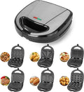 6-in-1 Mini Waffle & Donut Maker: Non-Stick & Versatile!