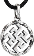 925 Sterling Silver Viking Thunder Cross Necklace - Protective Pagan