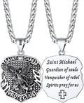 FaithHeart Saint Michael Necklace - Sterling Silver Archangel Pendant