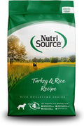 NutriSource Dry Dog Food Turkey and Rice, 12LB - Balanced Nutrition