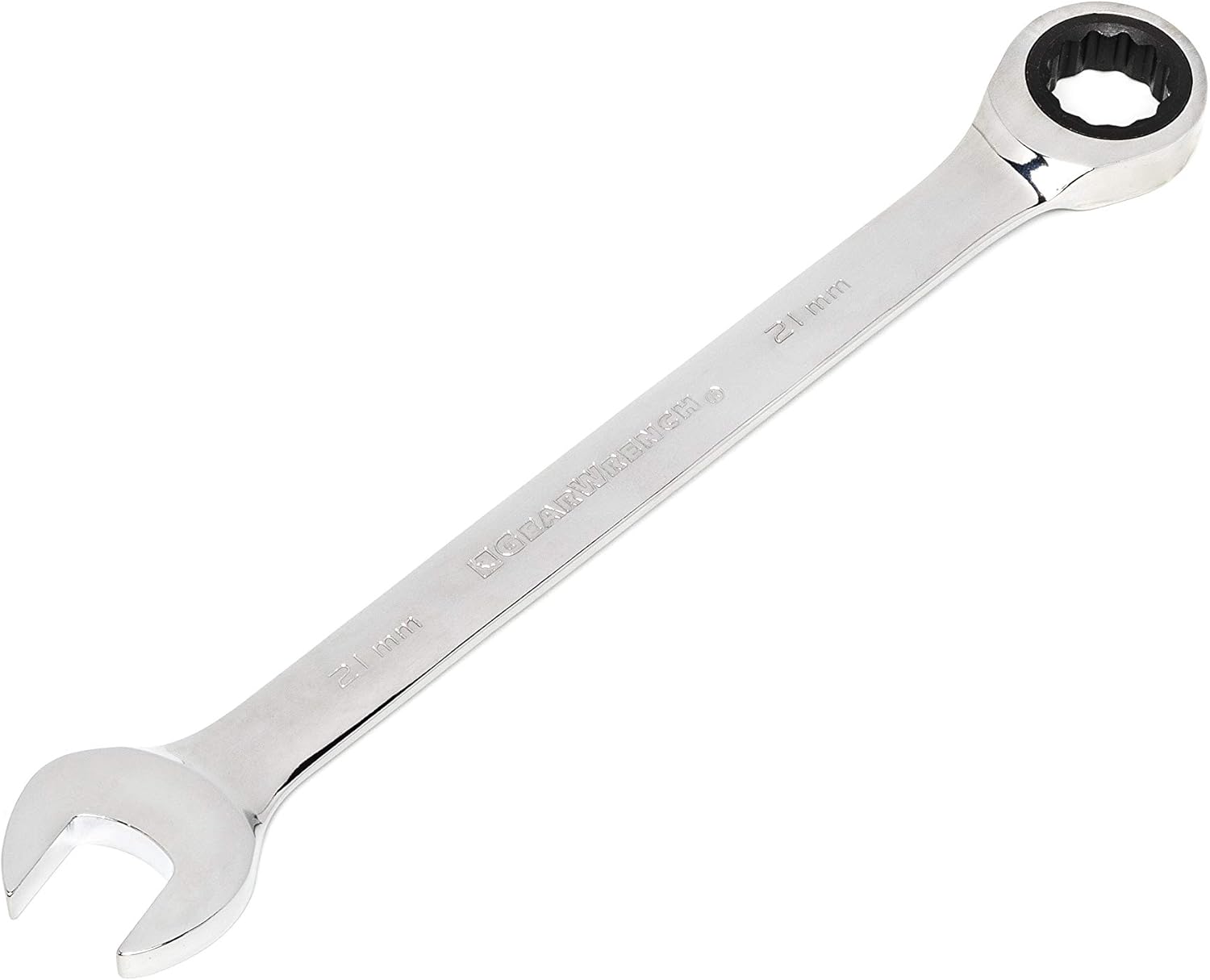 GEARWRENCH 21mm Ratcheting Combination Wrench for Precision Work