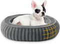 Dog Bed Medium Size Dogs Calming Plush Pet Bed - Supportive Comfort
