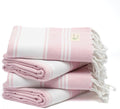 Salt Earth Cotton Turkish Beach Towel Set of 4 - Quick Dry, Large 36in