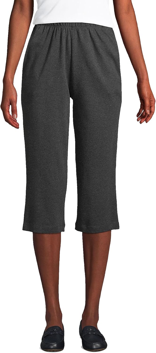 Lands' End Women's Sport Knit High Rise Capri Pants Review