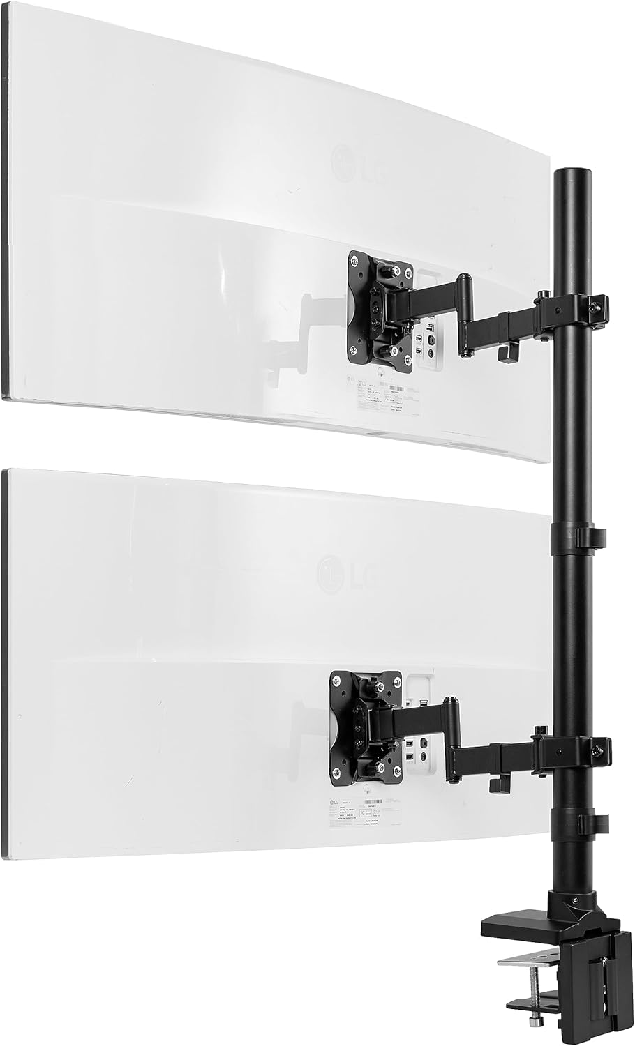 Dual Ultra-Wide Monitor Desk Mount for 2 Screens