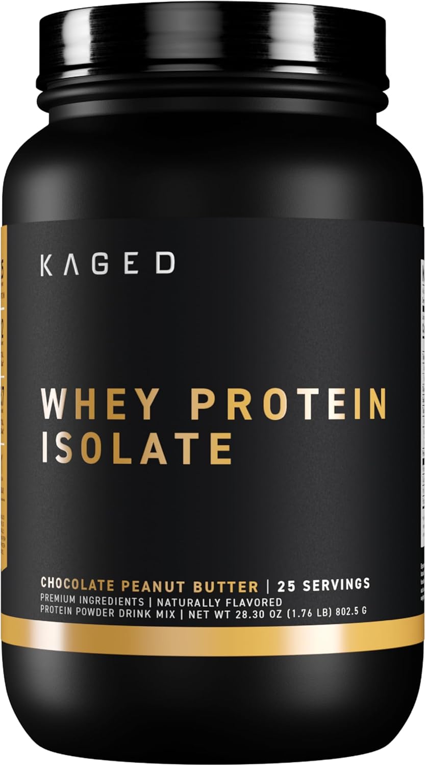 Kaged Whey Protein Isolate Powder for Muscle Building Recovery