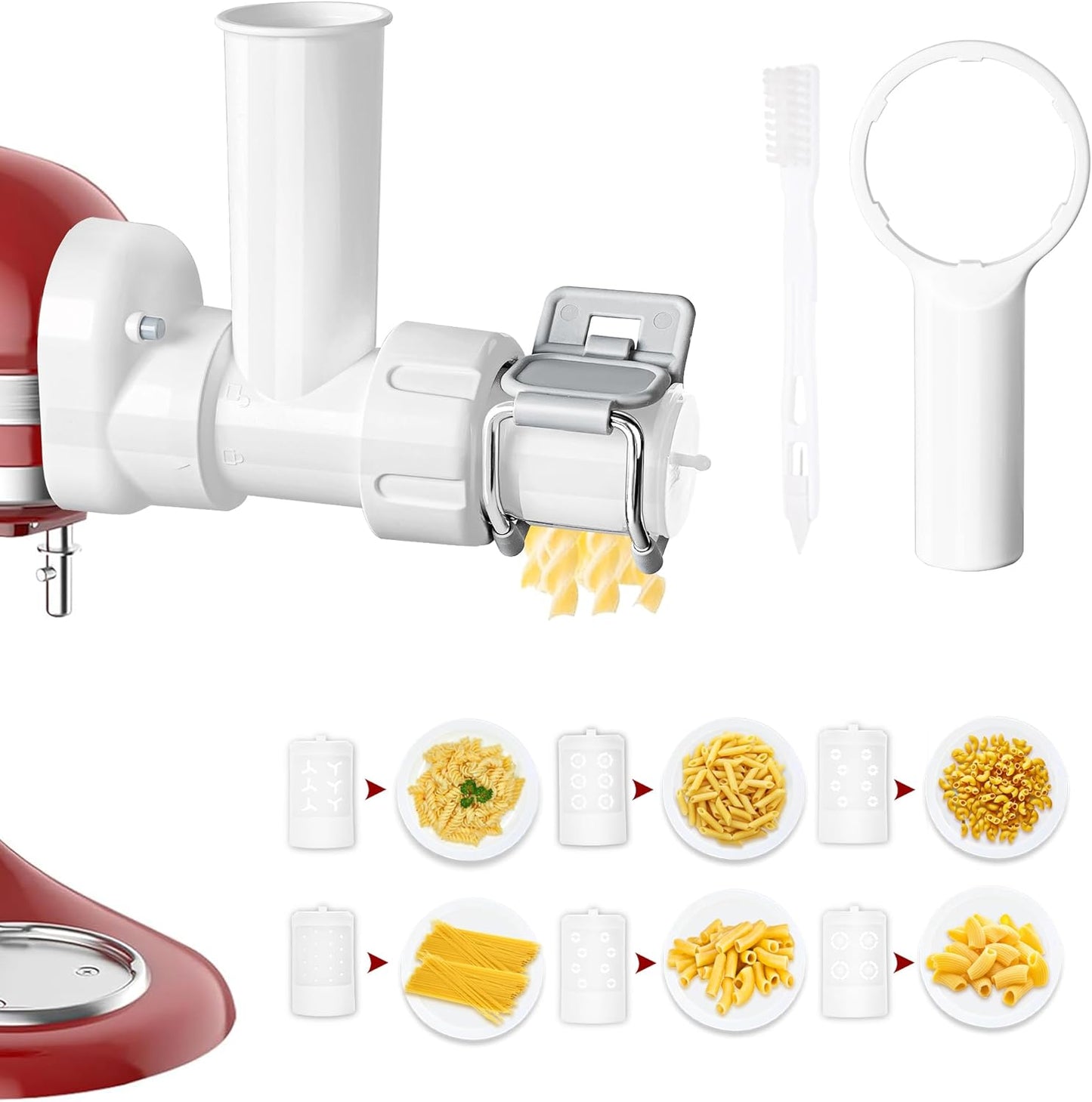 6-in-1 Gourmet Pasta Maker for KitchenAid Mixer