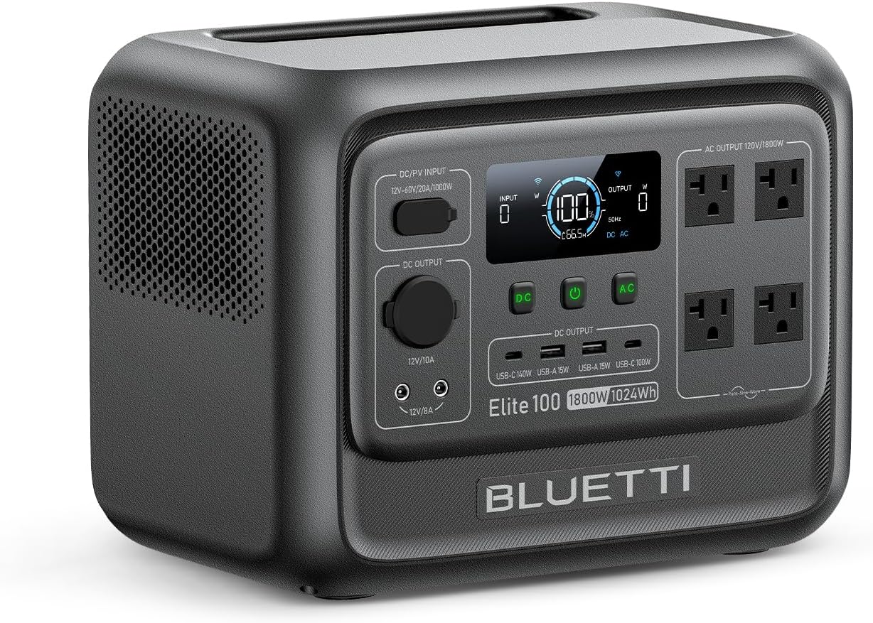 BLUETTI Elite 100 V2 Portable Power Station for All Needs
