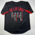 Facsimile Autographed Elly De La Cruz Black City Connect Jersey