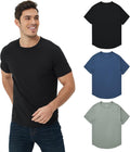 Men's Bamboo Viscose T-Shirt Curved Hem - Ultra-Soft Cooling