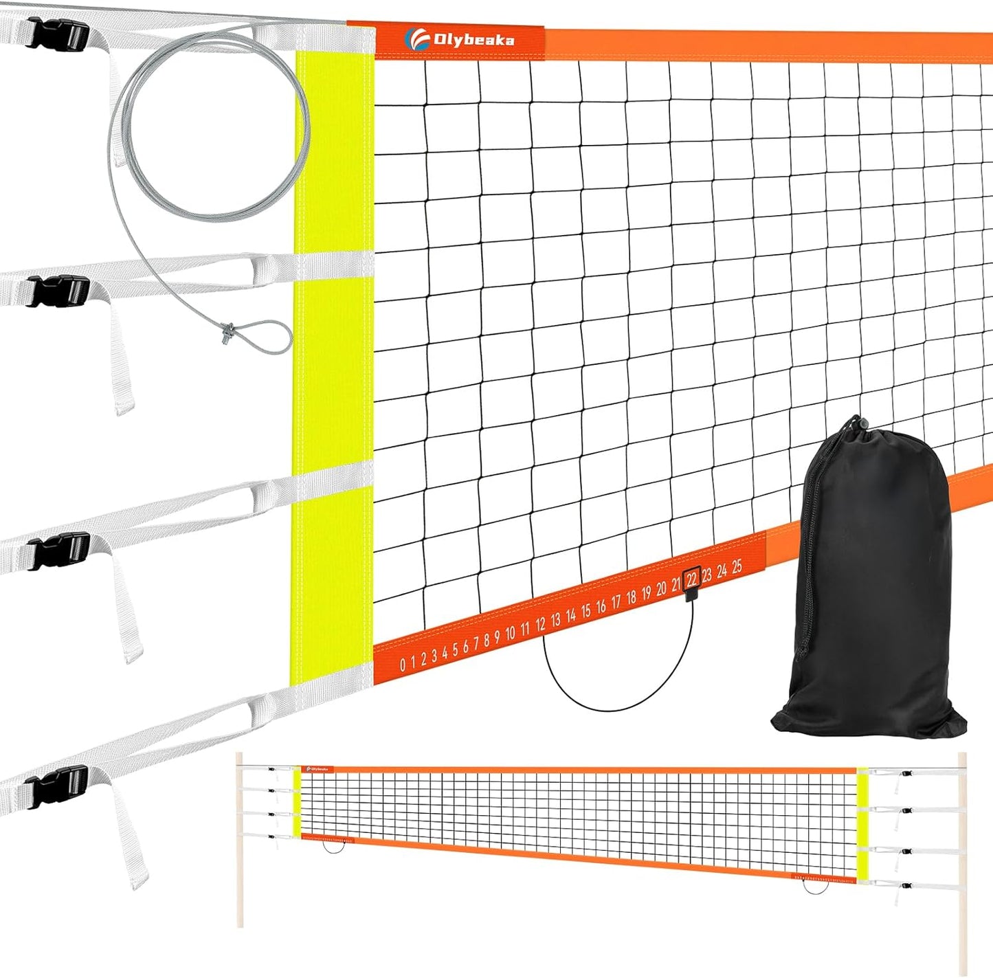 Professional Volleyball Net with Heavy Duty Design for Outdoor Fun