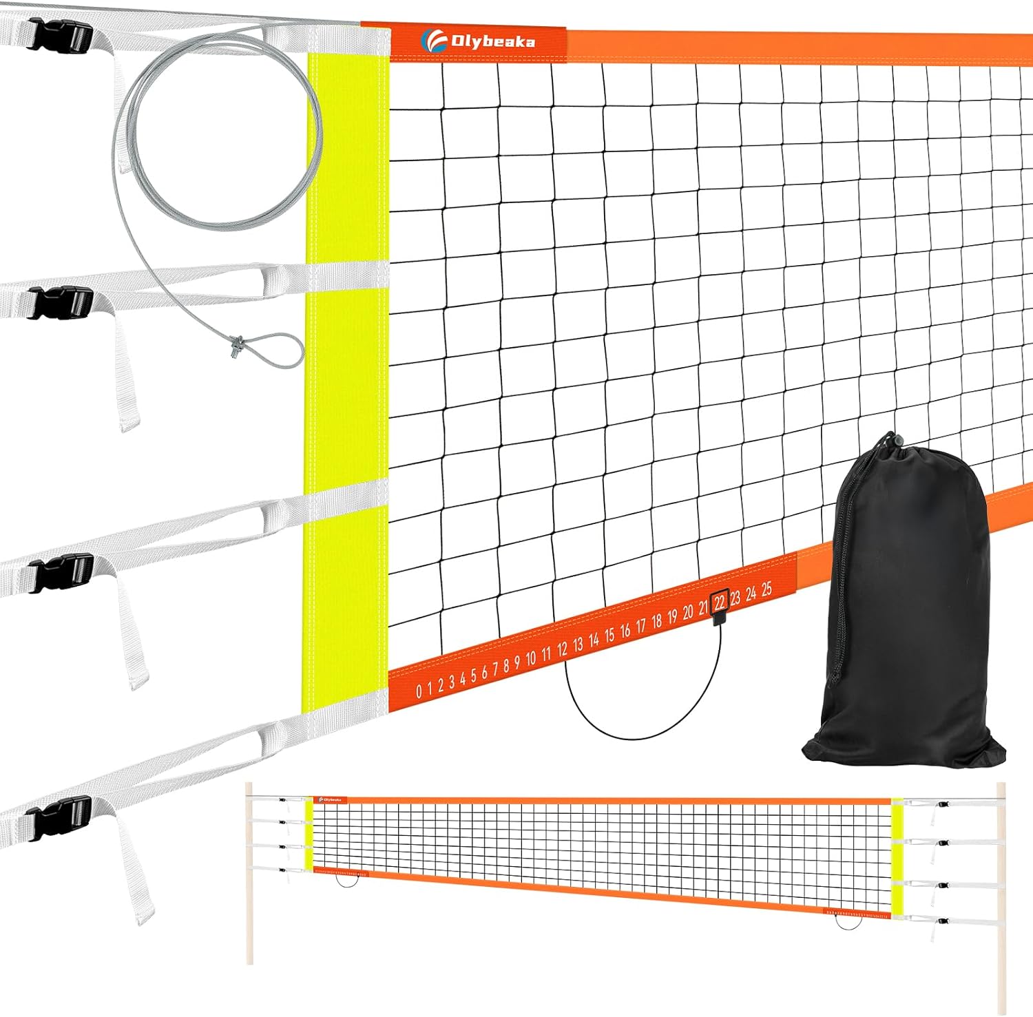 Professional Volleyball Net with Heavy Duty Design for Outdoor Fun