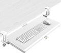 Under Desk Keyboard Tray Pull Out 25.6 x 13 in - Space Saving Typing