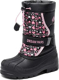DREAM PAIRS Mid Calf Waterproof Winter Snow Boots for Kids