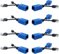 RJ45 Ethernet Combiner 4 Pair PoE Splitter - 2-in-1 Camera Adapter