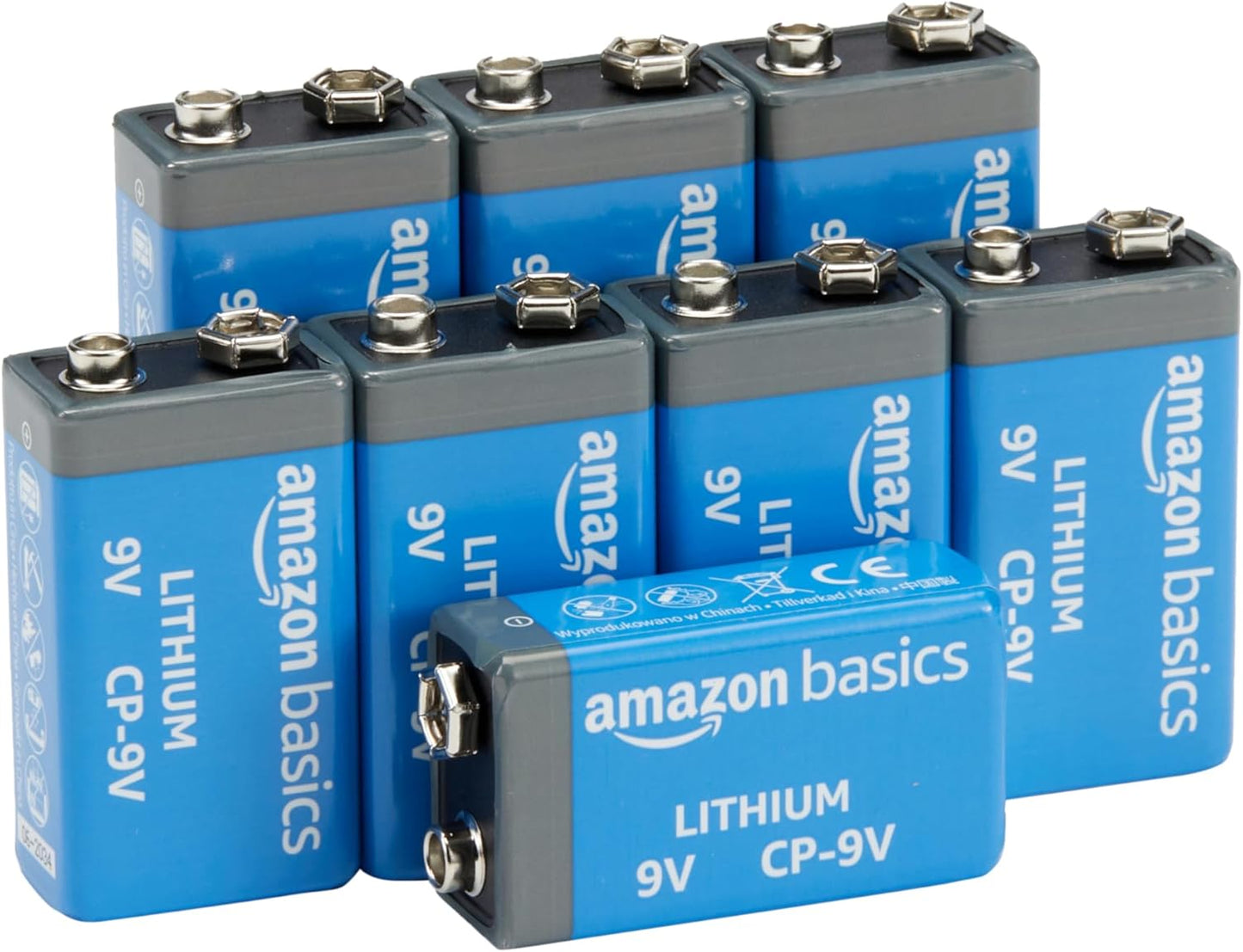 9 Volt Lithium High-Performance Batteries for Long Lasting Power
