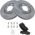 TRQ Front Ceramic Brake Pad & Rotor Kit for Rodeo Passport Trooper
