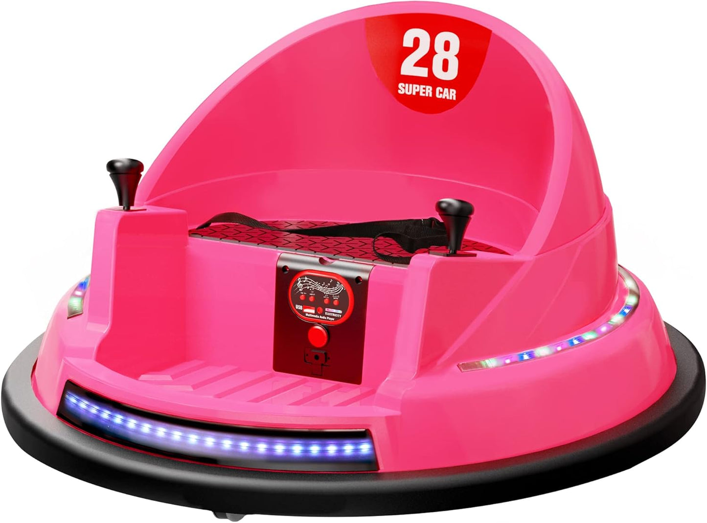 ROOMTEC Bumper Car for Toddlers with Remote Control and Safety