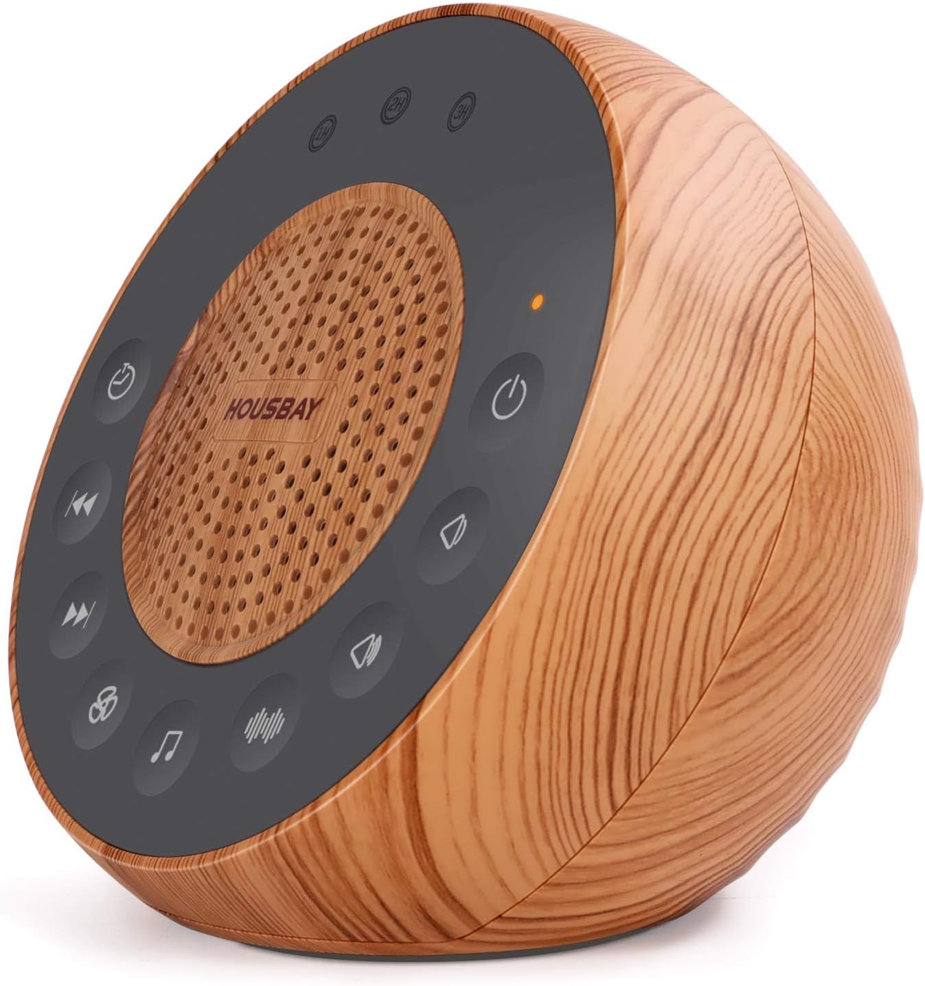 Housbay White Noise Machine: 31 Soothing Sounds, Powerful Stereo, Sleep Aid for All