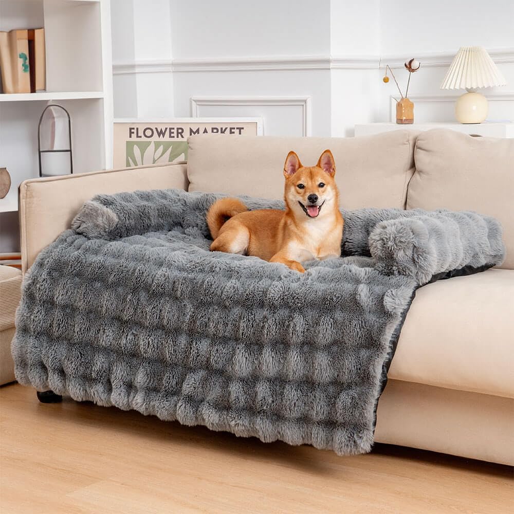 Calming Dog Bed by FUNNYFUZZY - Fluffy Fuzzy Pet Mat