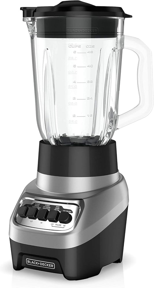 BLACK+DECKER PowerCrush Blender - 4 Speeds, 700W Motor