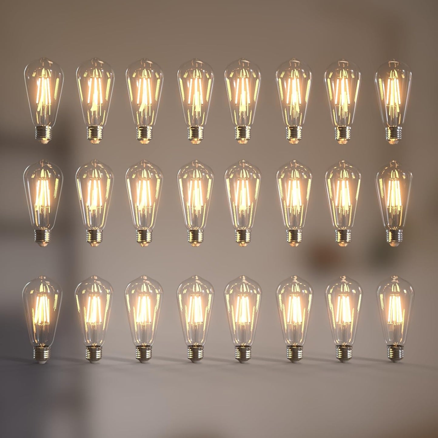 Edison Bulbs 6W E26 LED Bulb 60 Watt Equivalent for Home Use
