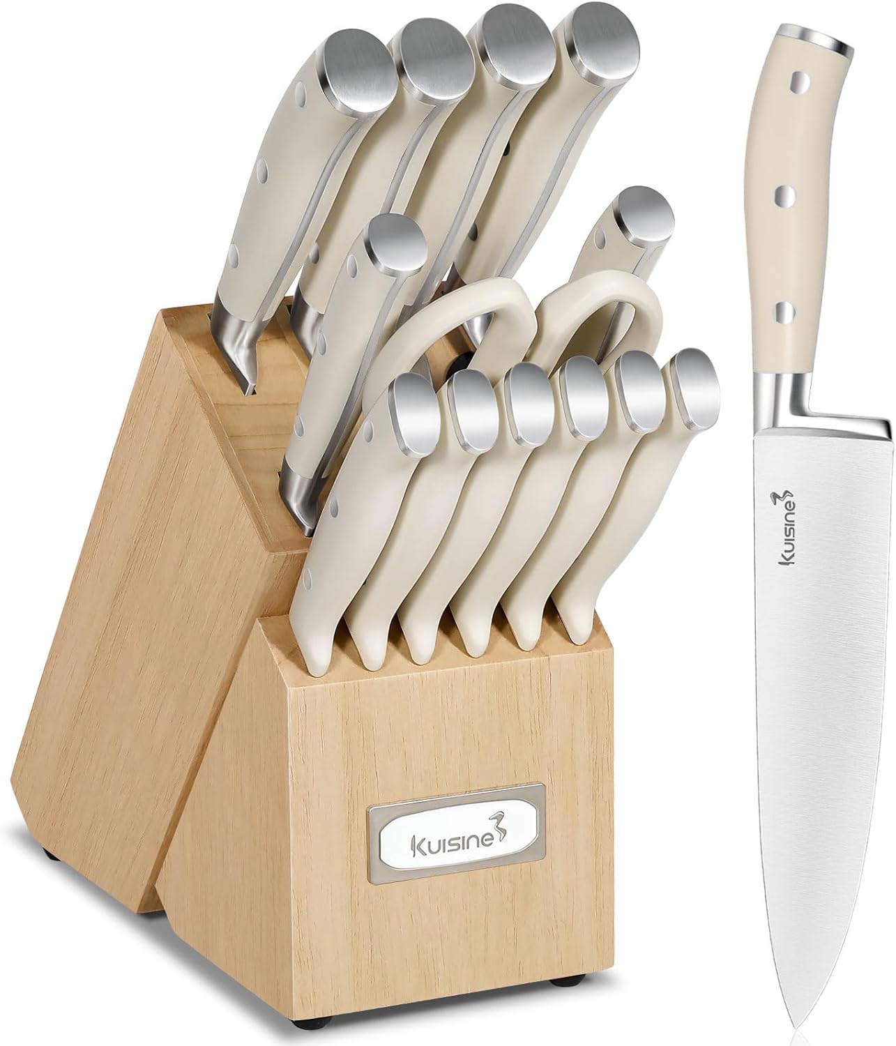 Kuisine Chef Knife Set - High Carbon Stainless Steel 15PCS