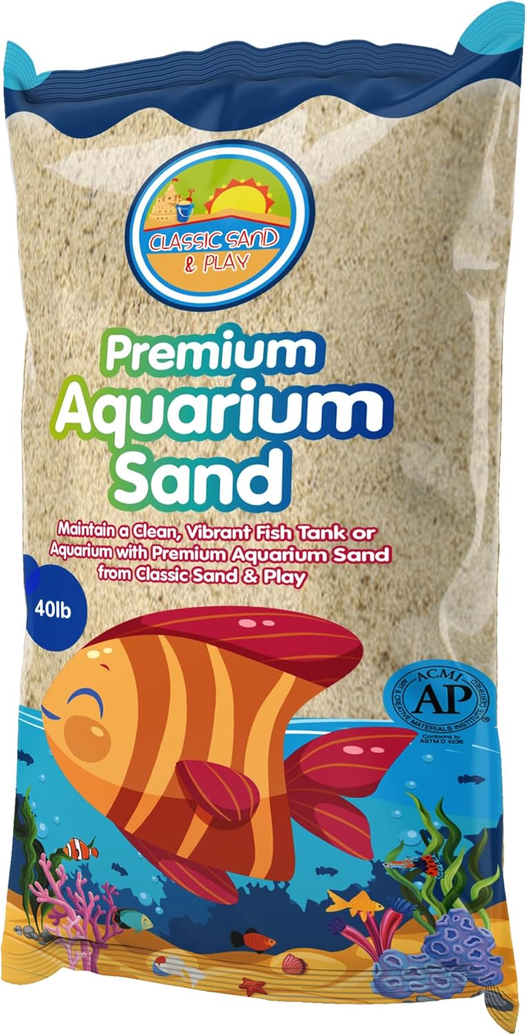CLASSIC SAND & PLAY Natural Aquarium Sand for Tanks