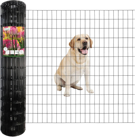 Black PVC Coated Welded Wire Fence for Garden Protection