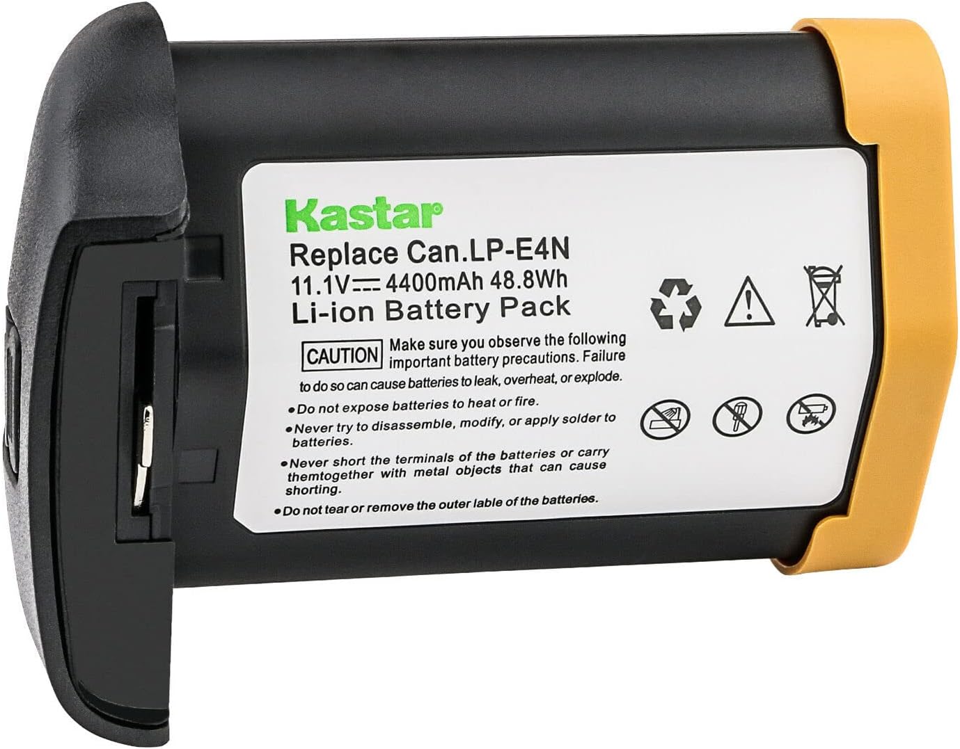 Kastar 11.1V 4400mAh LP-E4N Battery Replacement for Canon Cameras