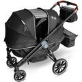Tandem Wagon Stroller Double Seat - All-Terrain 2-in-1 Push & Pull