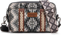 Women's Wrangler Boho Aztec Crossbody Bag - Small Multi Pocket