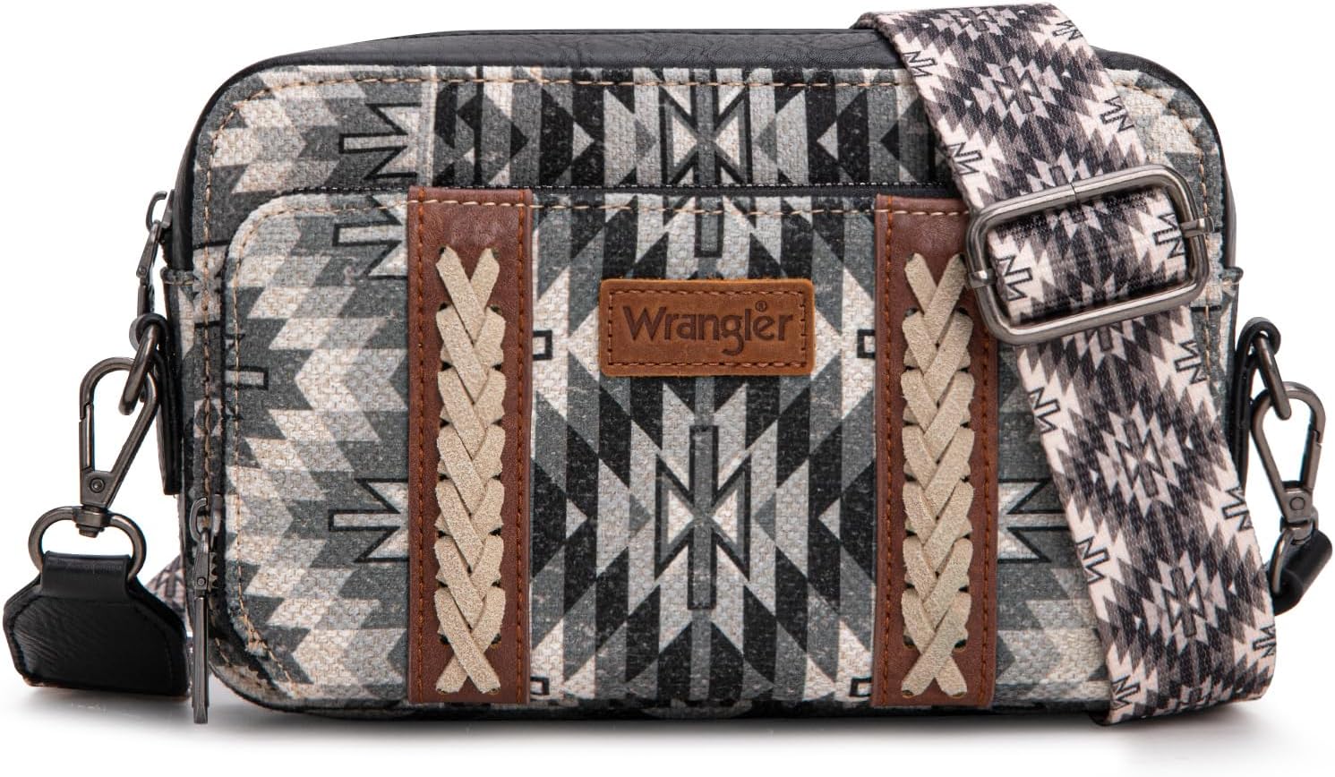 Wrangler Crossbody Bag for Women with Boho Aztec Style