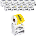 HOUSELABELS Compatible DYMO 30256 Yellow Shipping Labels - 12 Rolls