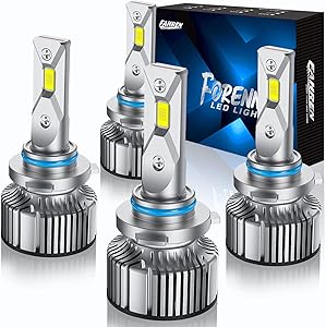 9005/HB3 and 9006/HB4 LED Bulbs Combo for Enhanced Visibility