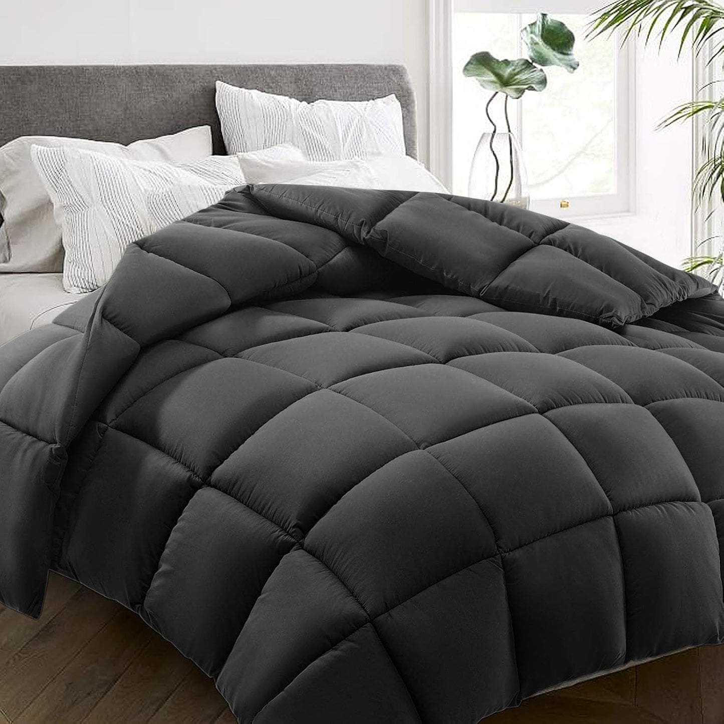 HYLEORY All Season King Size Bed Comforter - Soft and Cozy