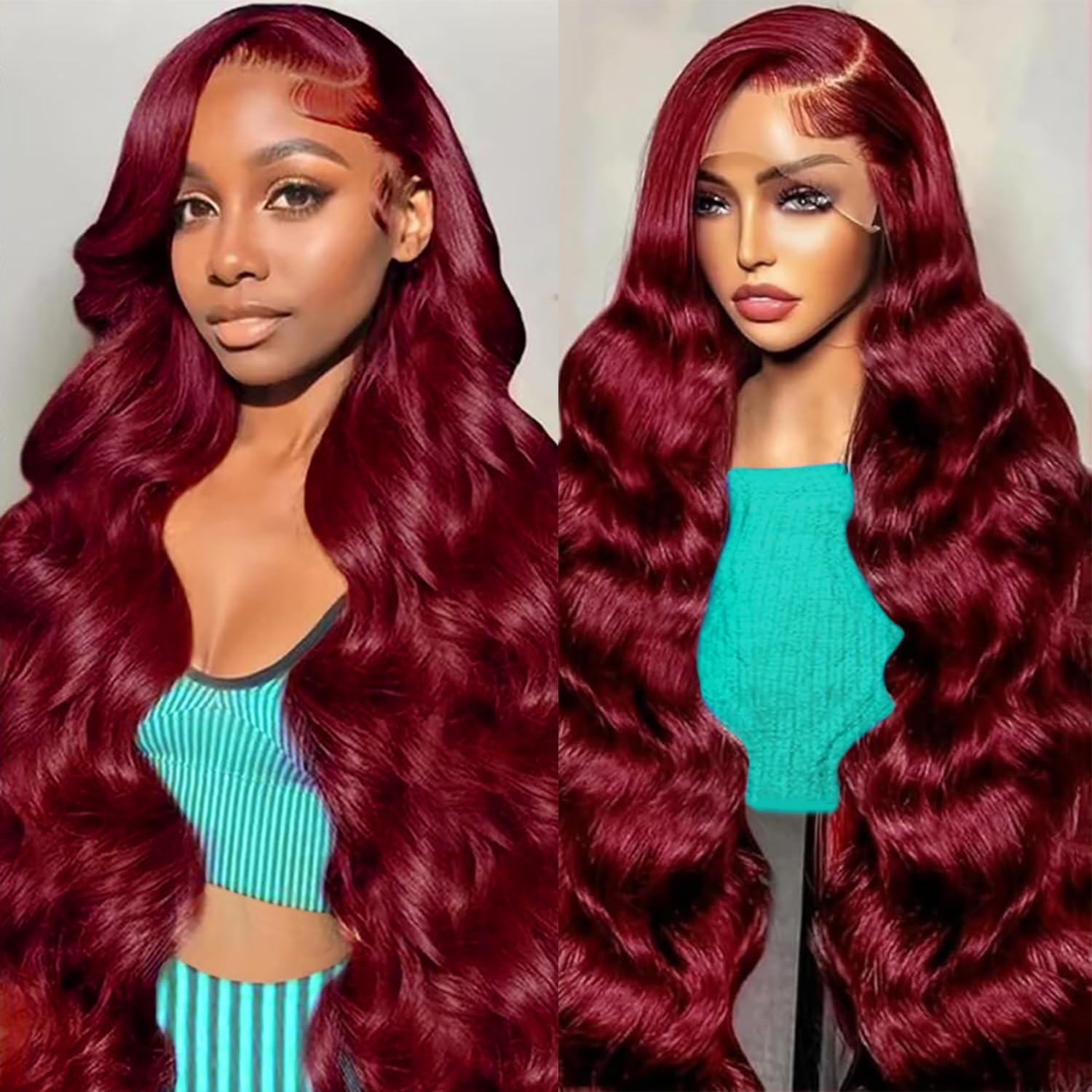 99J Burgundy Lace Front Wigs Human Hair for Stunning Styles