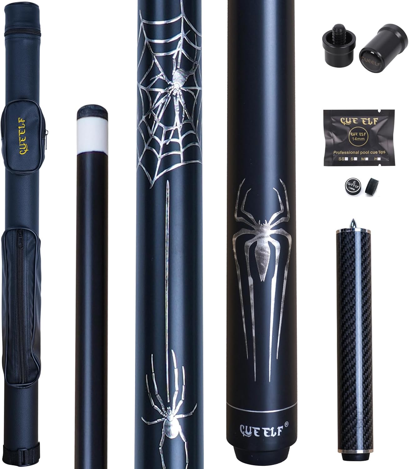 Professional Billiard Pool Cue Stick with Low Deflection Design