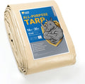 GUARD SHIELD Beige Tarp 16x20 ft 10mil Heavy Duty Waterproof