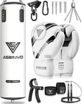 Punching Bag for Adults 4ft PU Heavy Boxing Bag Set - Complete Home