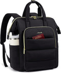 LOVEVOOK Lightweight Puffer Laptop Backpack for Women 17 in