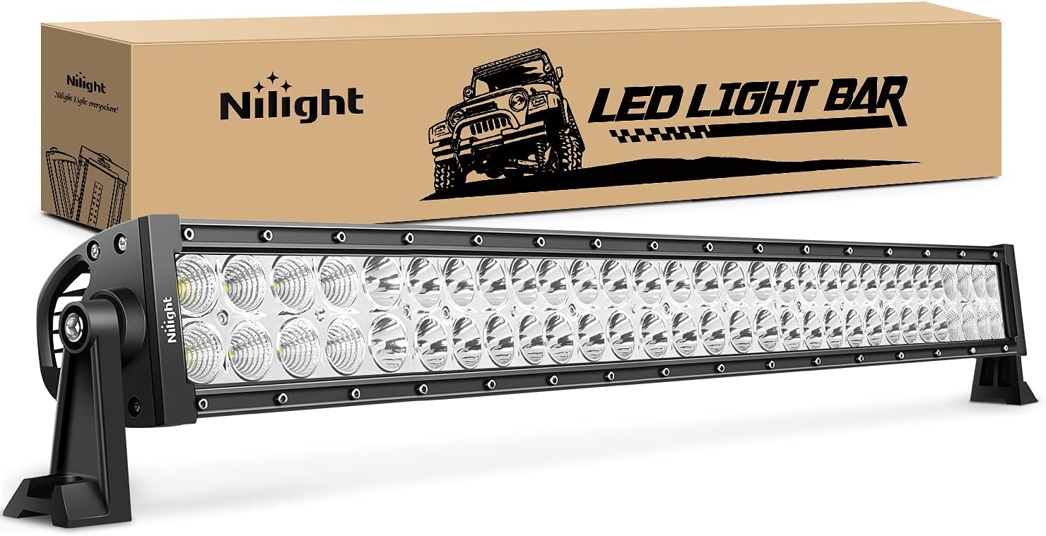 Nilight LED Light Bar 32 Inch 180W for Off Road Vehicles