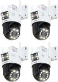 ZOSI 4K 8MP Dual-Lens WiFi PTZ Security Camera - 8X Hybrid Zoom