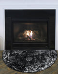 Unique Loom Sofia Collection Area Rug - Stylish Hearth Black/Ivory