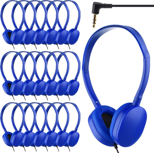 Konohan School Headphones - 18 Pack Classroom Set