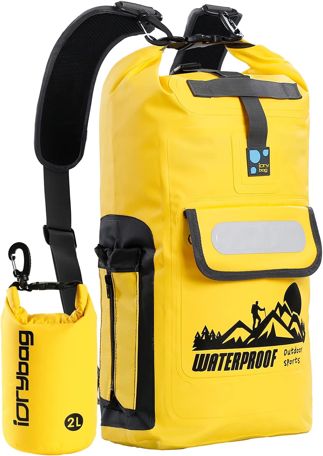 IDRYBAG Waterproof Dry Bag Backpack for Outdoor Adventures