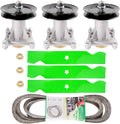 Spindle Assembly for Husqvarna 42ft 46ft 48ft 54ft Decks - 3 Pack